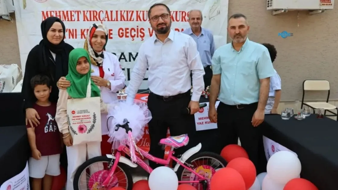 Mehmet Kırçalı Kur'an Kursu Yaz Dönemi Kapanışı Coşkuyla Kutlandı