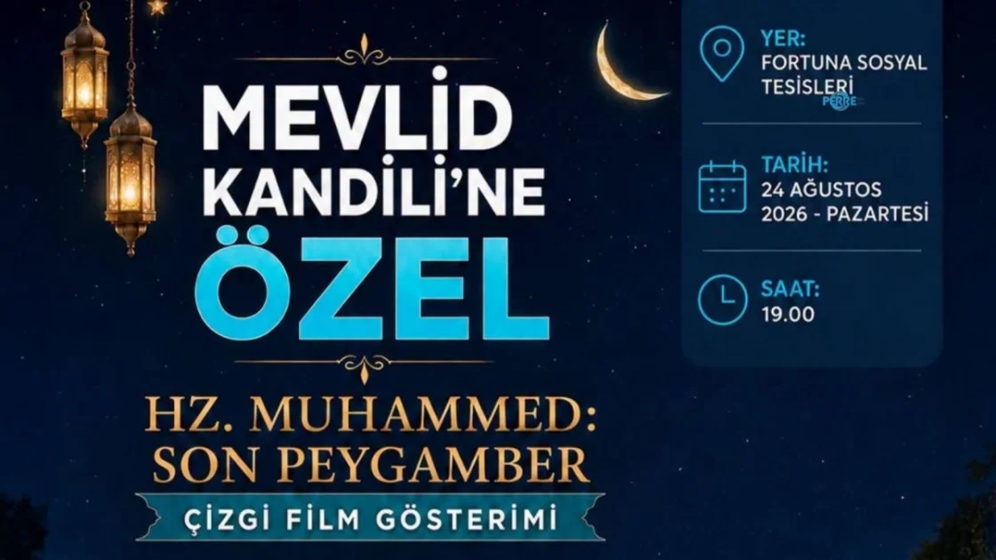 Adıyaman'da Mevlid Kandili Coşkusu: Çocuklar Çizgi Filmle Buluşuyor
