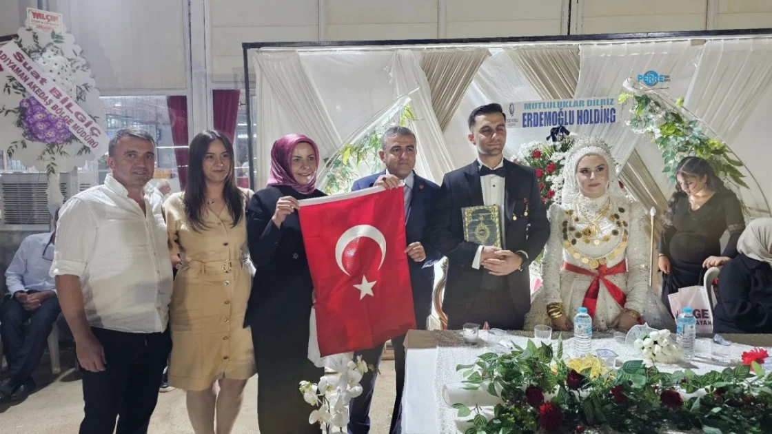 Adıyaman Protokolü, Arıcak Çiftinin Düğününde Buluştu