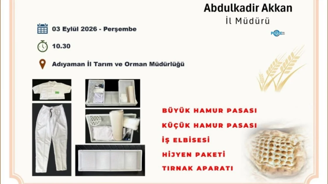Adıyaman Fırınlarında Hijyen Standartları Yükseliyor