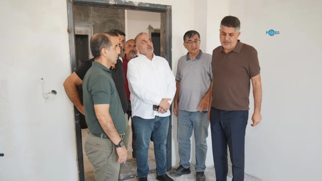 Milletvekili Şan, Alitaşı Aile Sağlığı Merkezi İnşaatını İnceledi