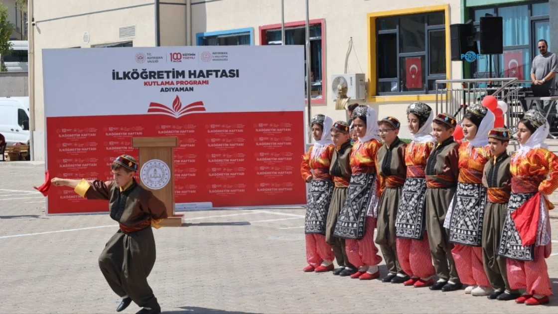 Adıyaman'da İlköğretim Haftası Coşkusu Vatan İlkokulu'nda