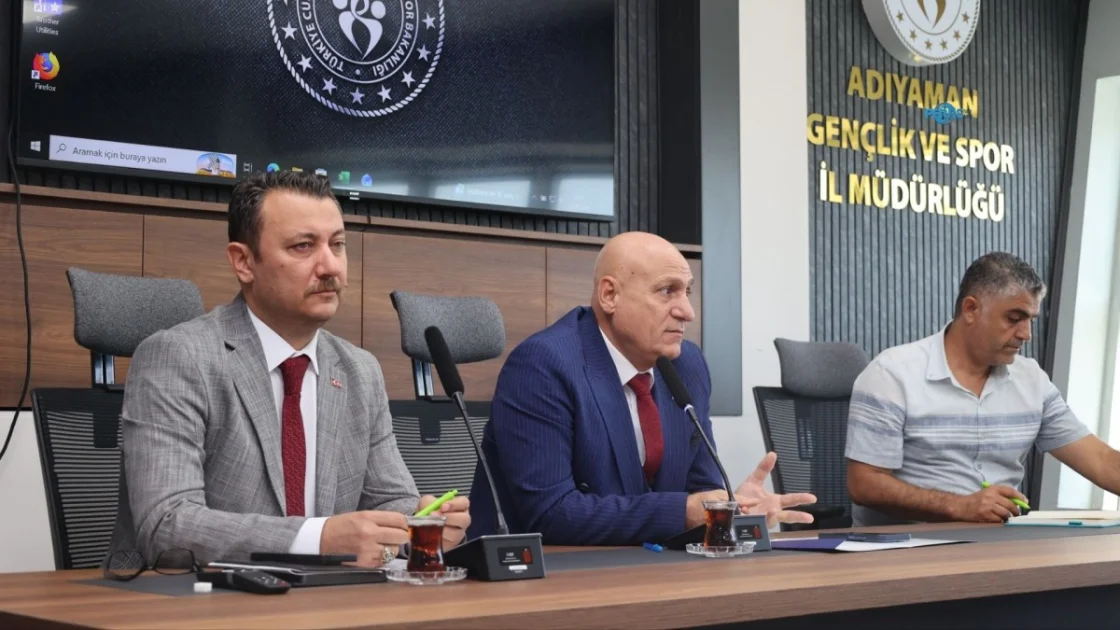 Adıyaman'da Spor Sezonu Hazırlıkları Değerlendirildi: Hedef Daha Fazla Sporcu