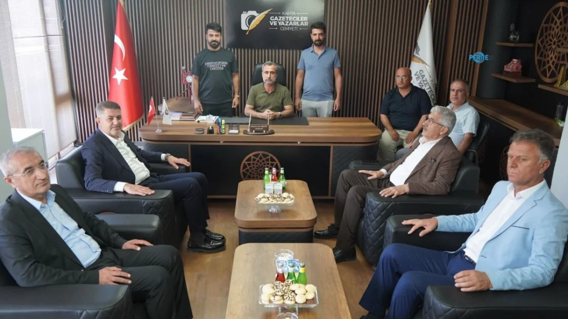 Şan ve Hallaç'tan Kahta'ya Destek Vurgusu: Basınla Buluştular
