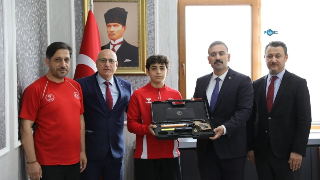 Adıyamanlı Avrupa Şampiyonu Mehmet Ali Kaya'ya Anlamlı Tebrik