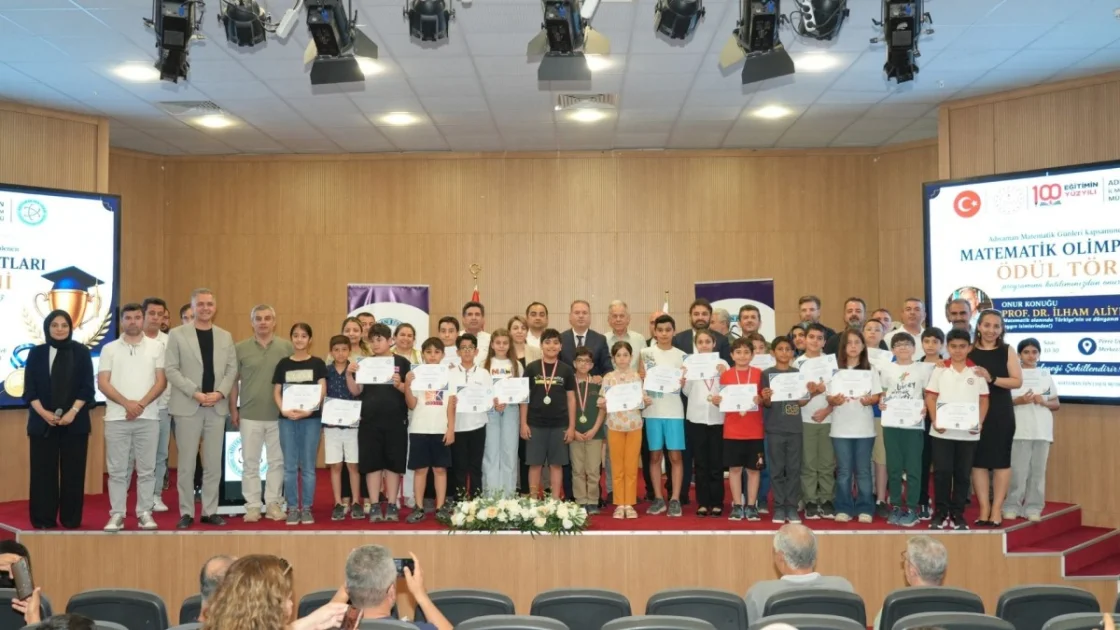 Adıyaman'da Matematik Olimpiyatları Ödülleri Sahiplerini Buldu