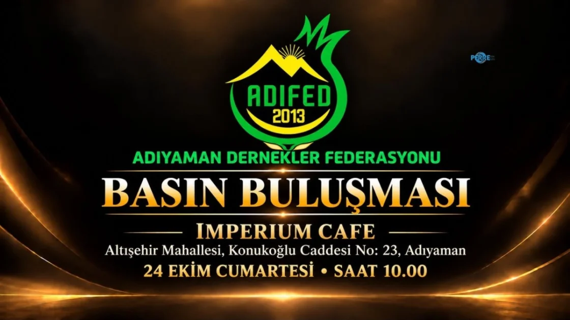 Adıyaman Dernekler Federasyonu Çalışmalarını Basınla Paylaşacak