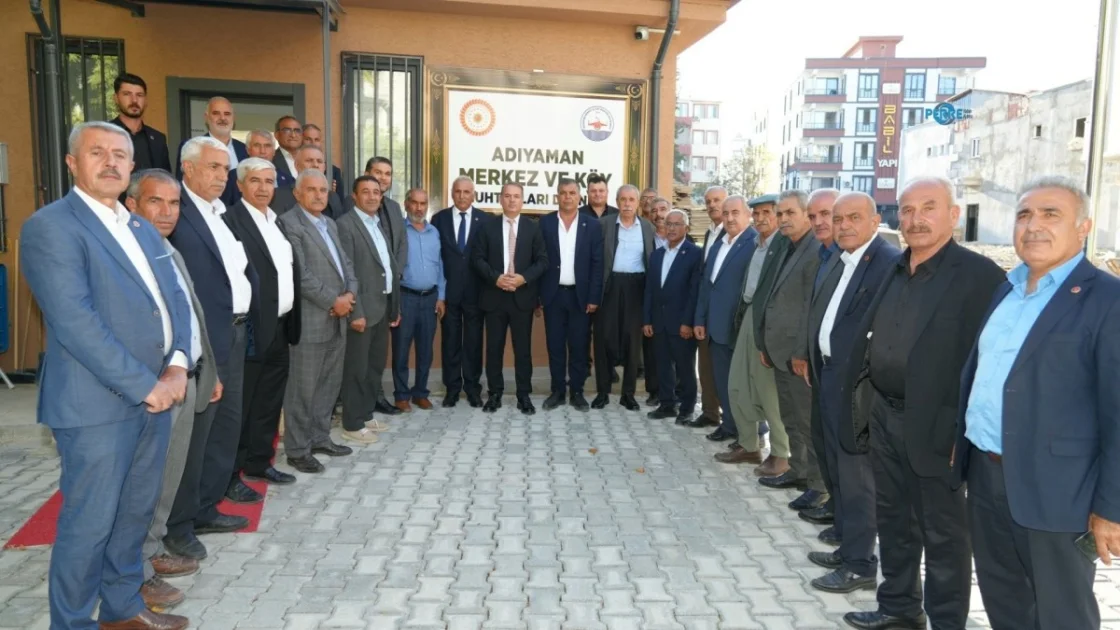 Adıyaman İl Milli Eğitim Müdürü Tosun'dan Muhtarlara Anlamlı Ziyaret
