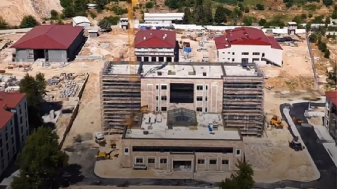 Adıyaman İl Jandarma Komutanlığı Yeni Binasında Çalışmalar Hız Kesmiyor